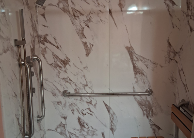 Threshold Environmental Accessibility Adaptations on a bathtub