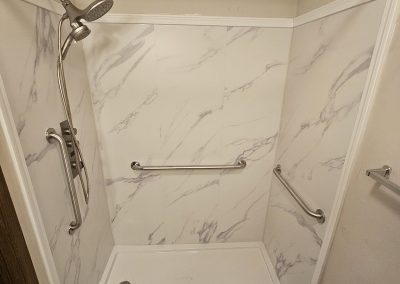 Threshold Environmental Accessibility Adaptations on a bathtub