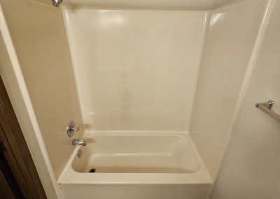 before Threshold's Environmental Accessibility Adaptations on a bathtub