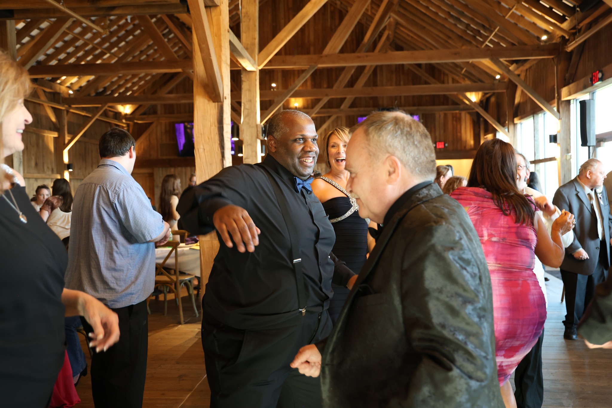 Attendees of the 4th Annual Threshold Gala dancing