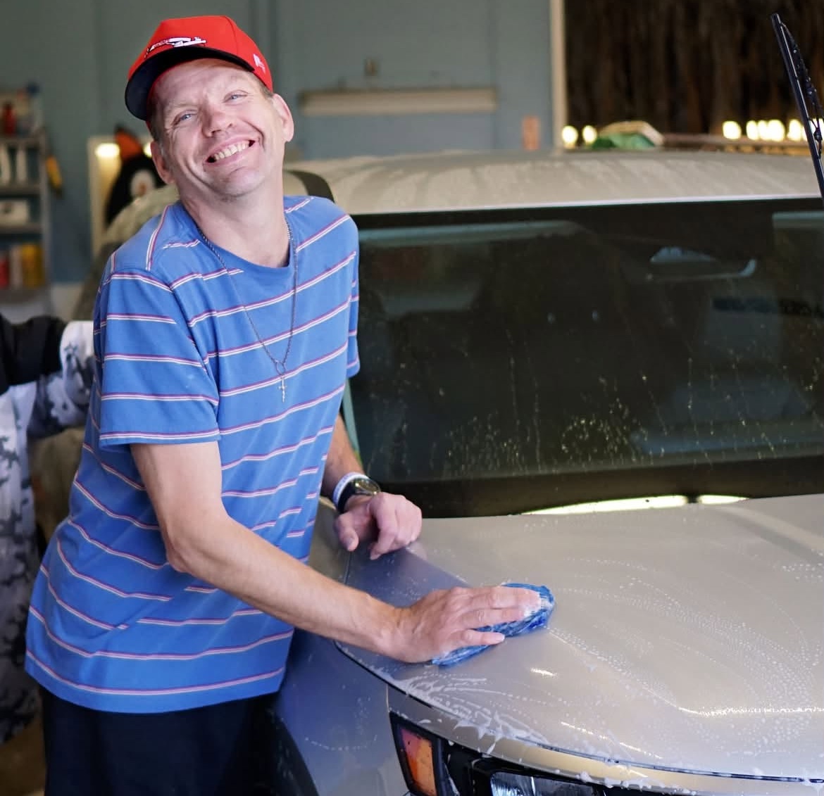 Threshold participant details a car